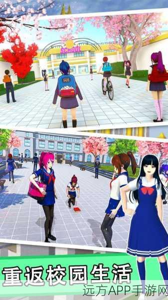 动漫高校女孩生活3D，沉浸式模拟游戏，体验青春校园日常