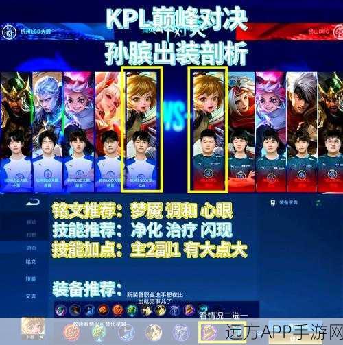 王者荣耀,孙膑顶级出装与铭文搭配,助你赛季冲刺王者!