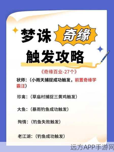 梦幻新诛仙深度攻略，解锁璇玑奇缘，全面触发奇遇秘籍