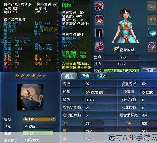 荒火角色元魂珠选择指南，打造天下手游最强战力