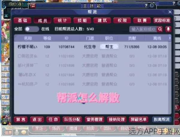 梦幻西游手游，深度解析帮派副帮主配额制下的高效管理秘籍