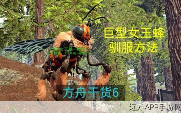 手游新宠，方舟巨型女王蜂挑战赛，揭秘大自然的神秘编织者