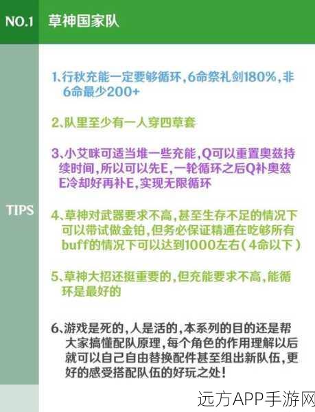 解锁草神潜能,原神纳西妲配队策略深度剖析,探索无限战斗可能