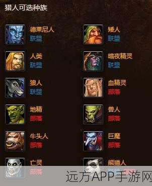 魔兽世界种族职业搭配指南,解锁你的专属战斗风格